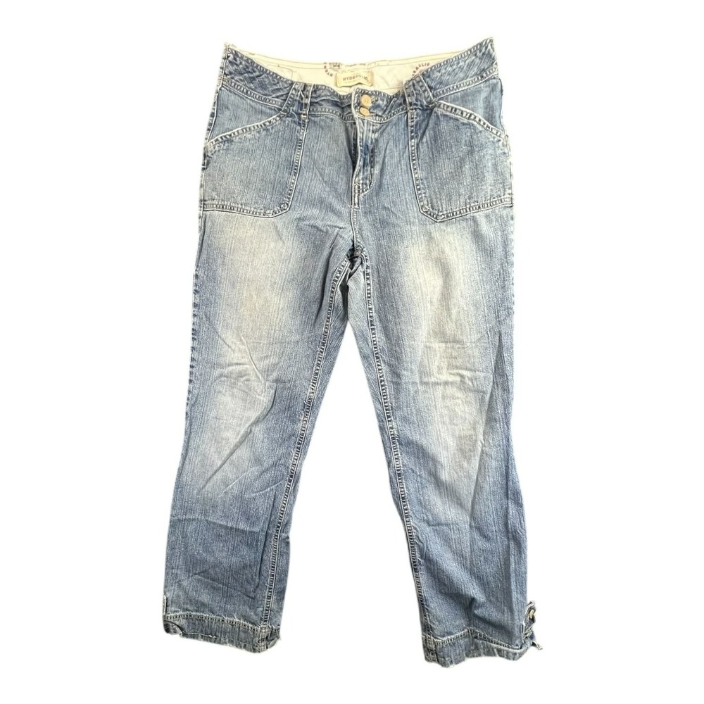 Hydraulic Womens Light Wash Straight Leg Denim Jeans Size 17/18 Blue 5746